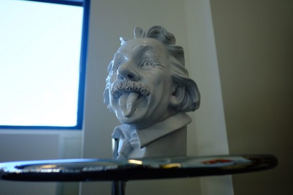 einstein bust