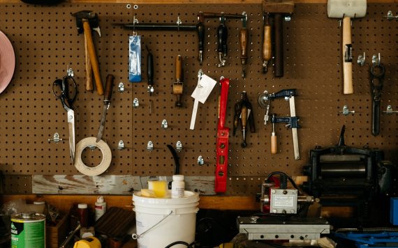 Hand Tools on Wall