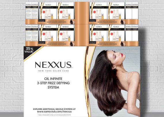 nexxus club-store pallet display