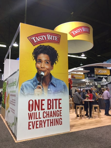 tasty bite trade show booth