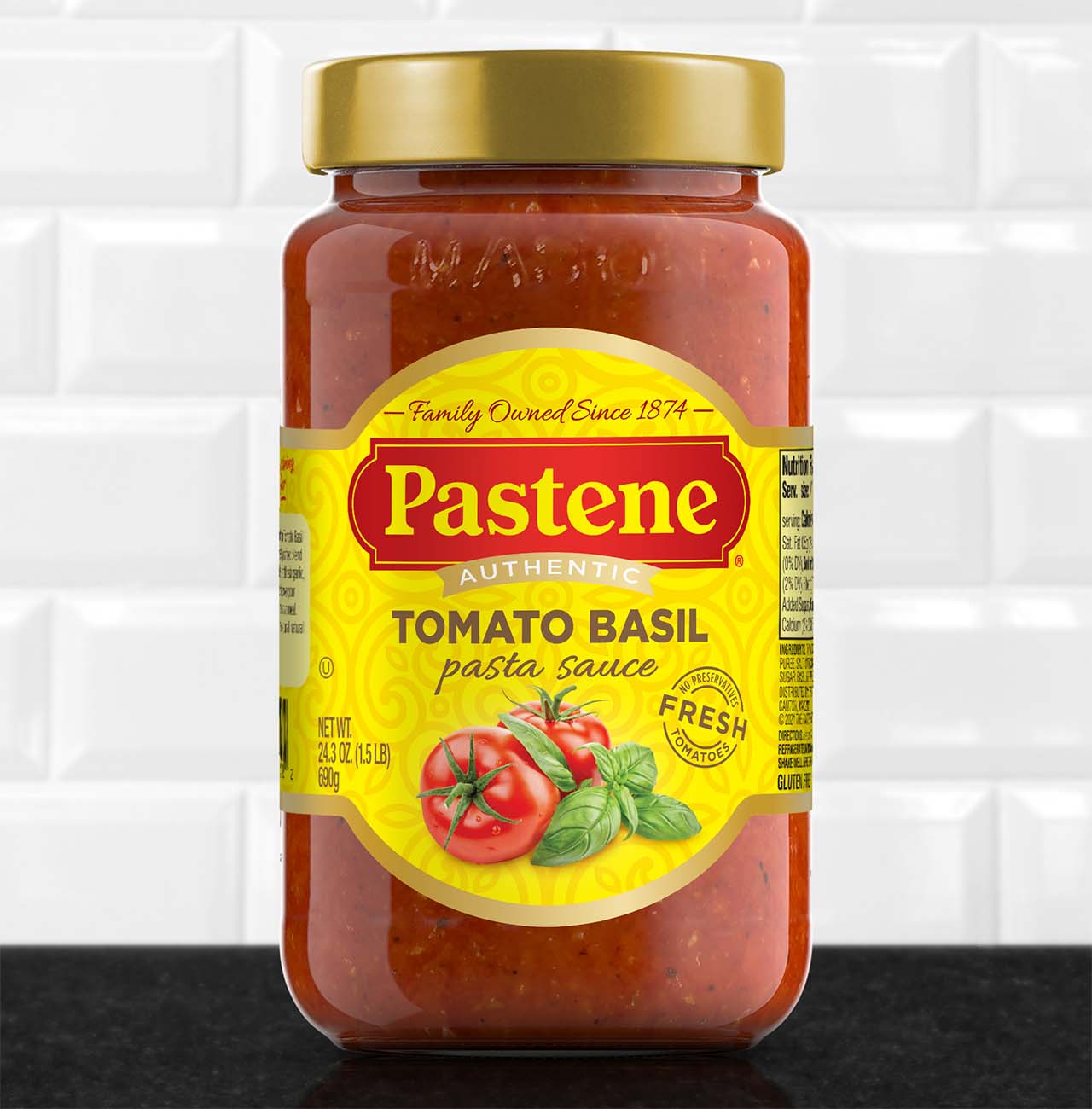 Pastene Tomato Basil Pasta Sauce