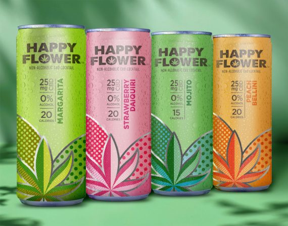 Happy Flower Cans