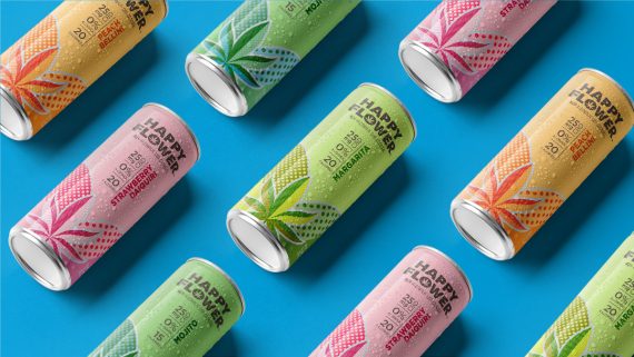 Happy Flower Cans