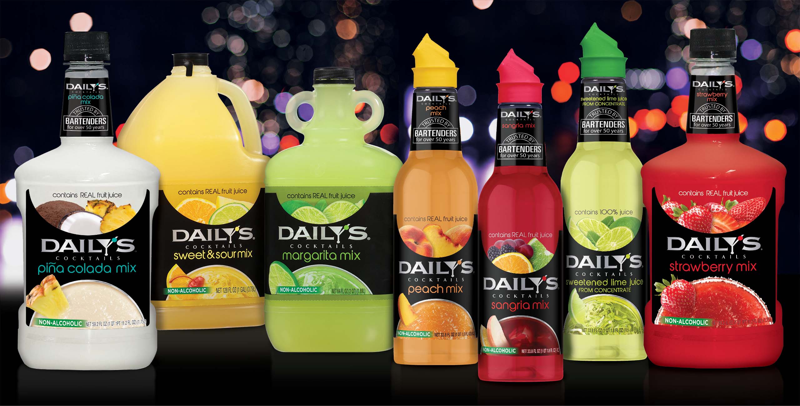 Daily's Cocktails Non Alcoholic Mixers