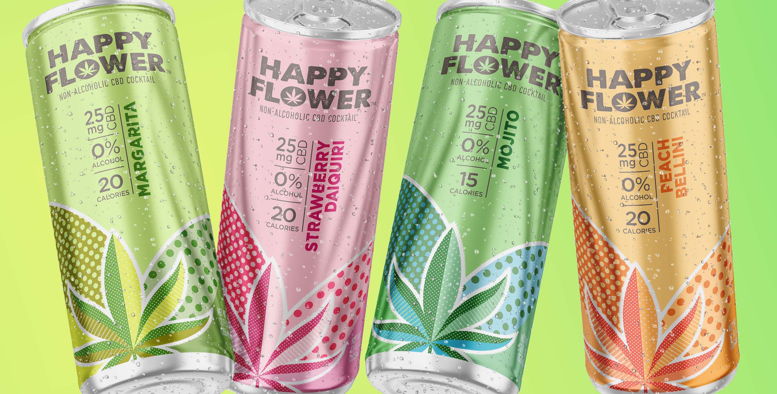 Happy Flower Non-Alcoholic CBD Cocktails