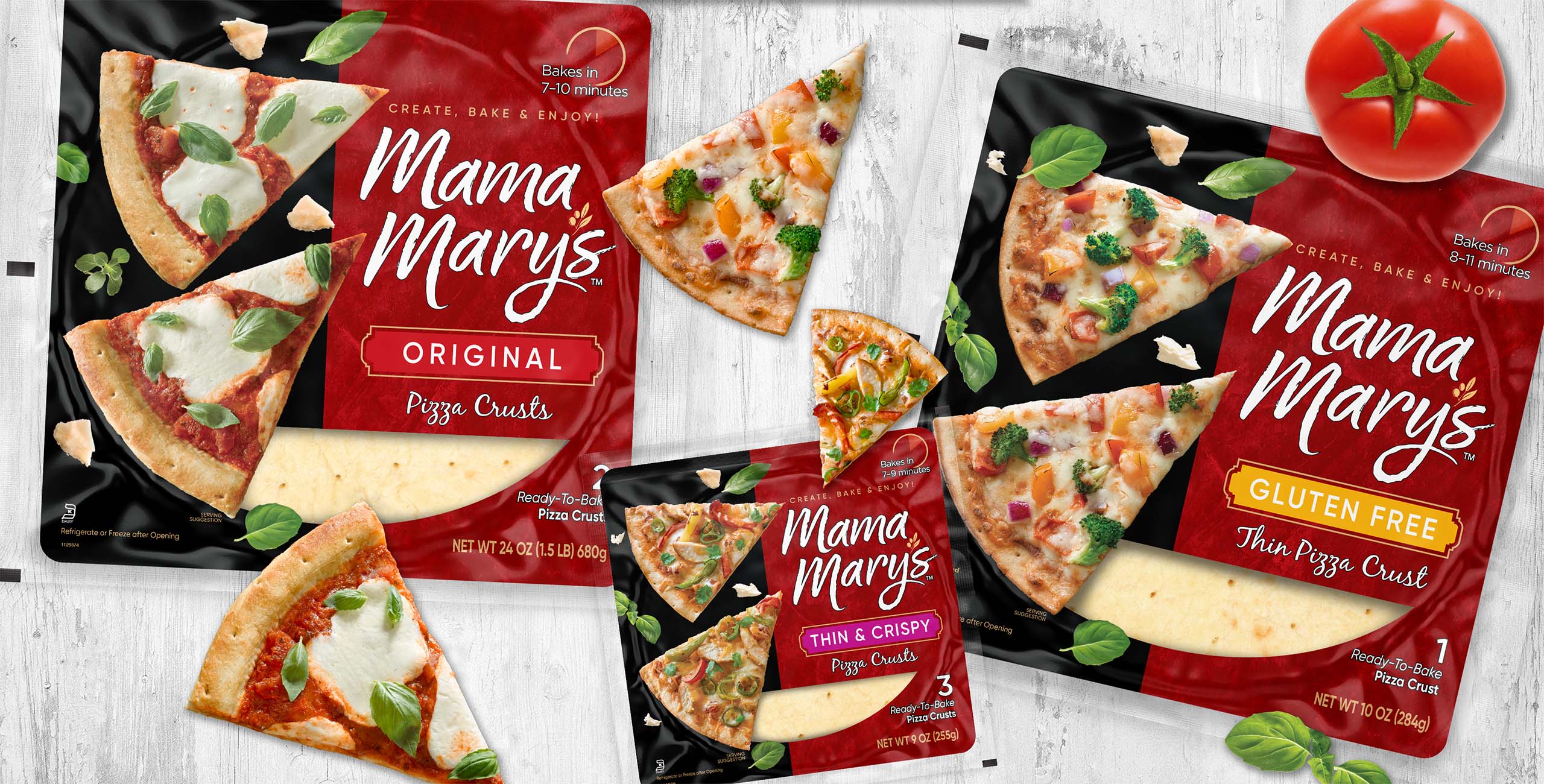 Mama Mary's pizza crusts