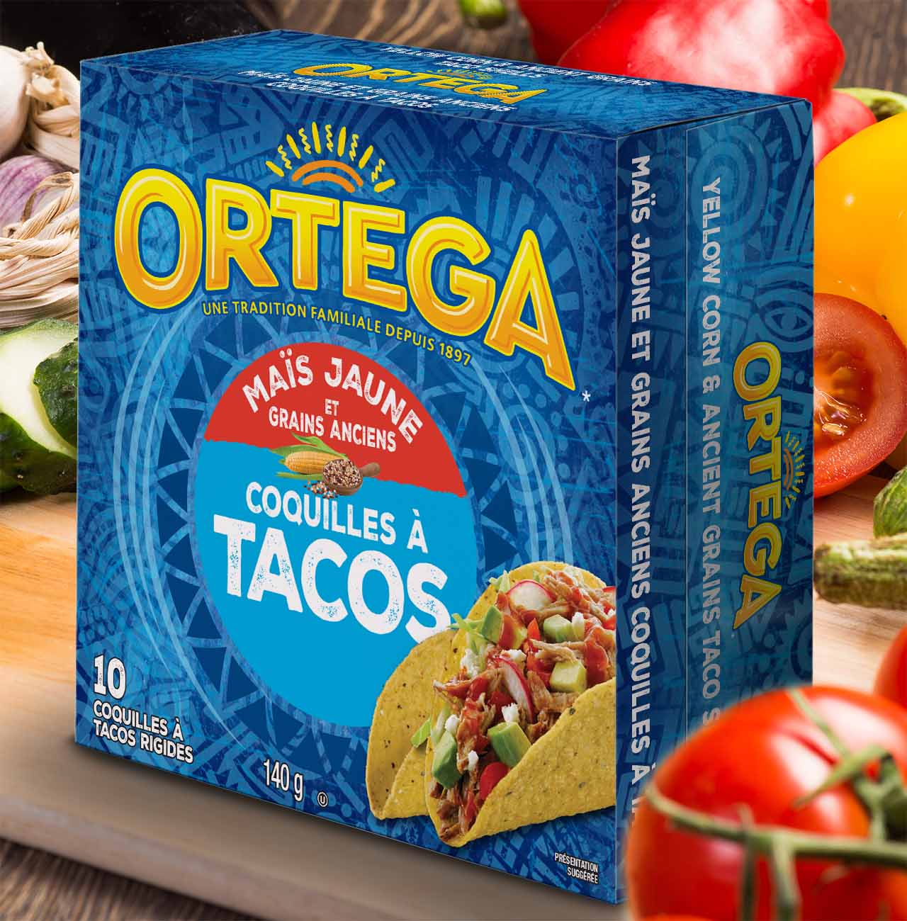 Ortega Canada Yellow Corn and Ancient Grains Tacos