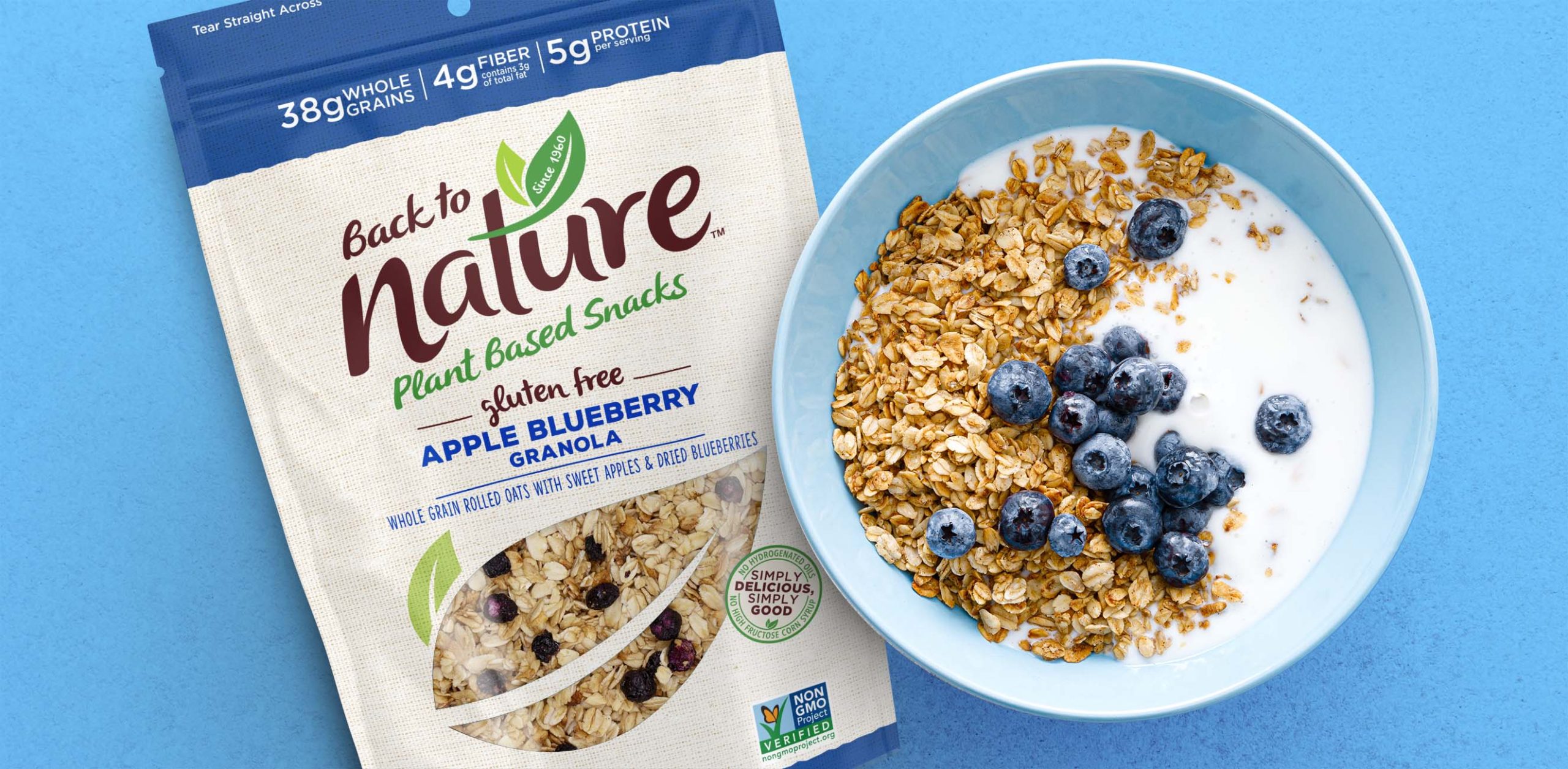 Back to Nature Apple Blueberry granola