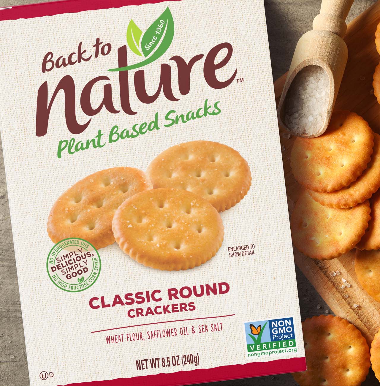 Back to Nature Classic Round Crackers