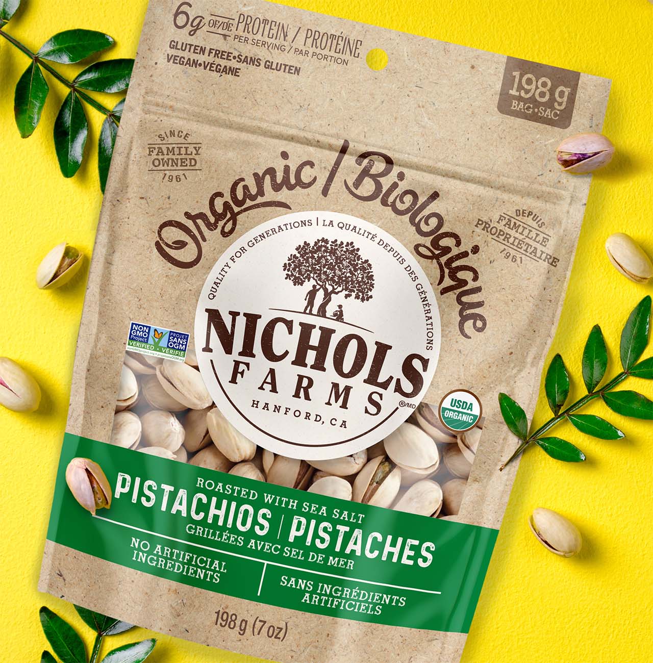 Nichols Farms Canadian packaging