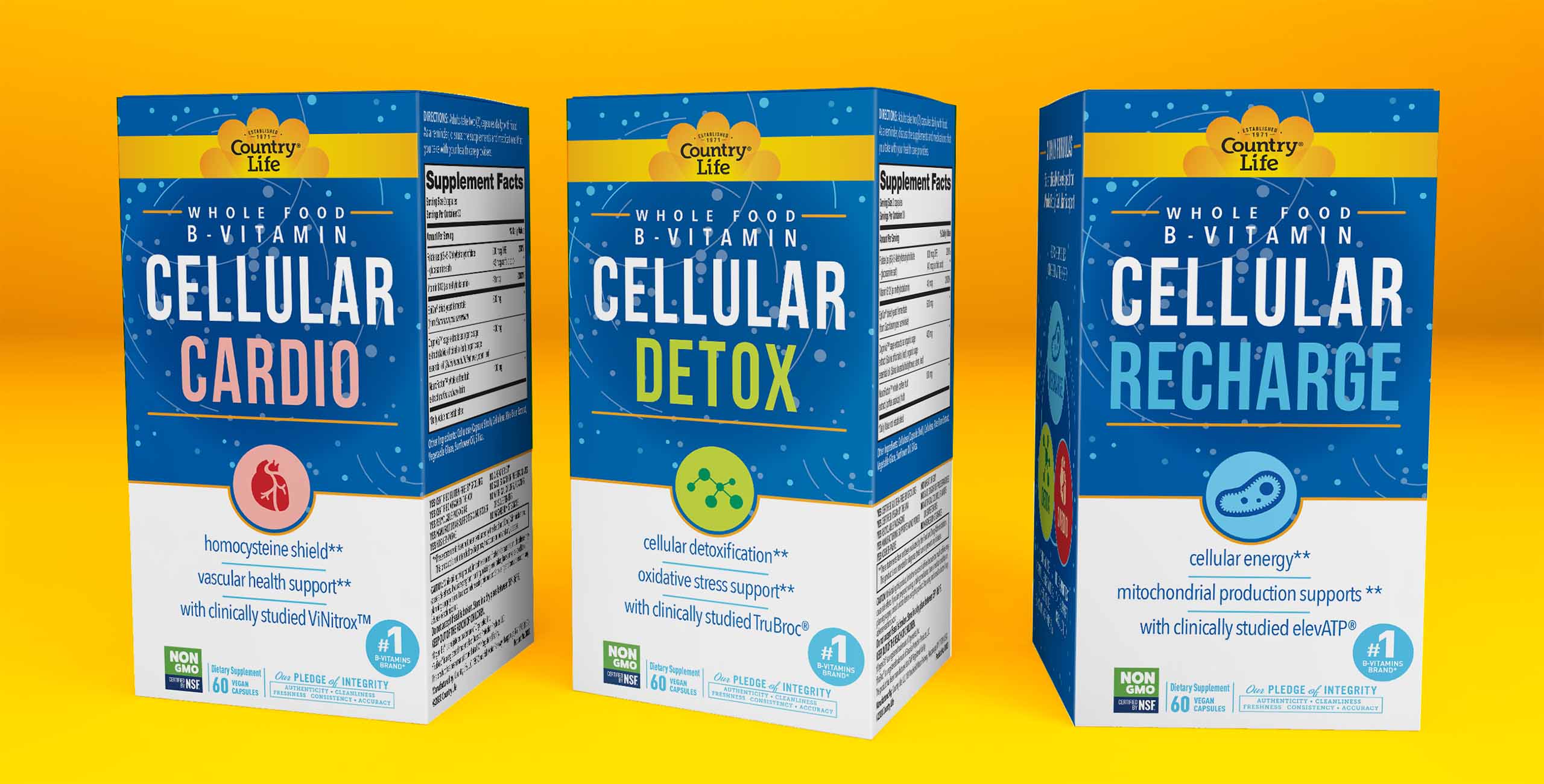 Country Life cellular vitamin cartons