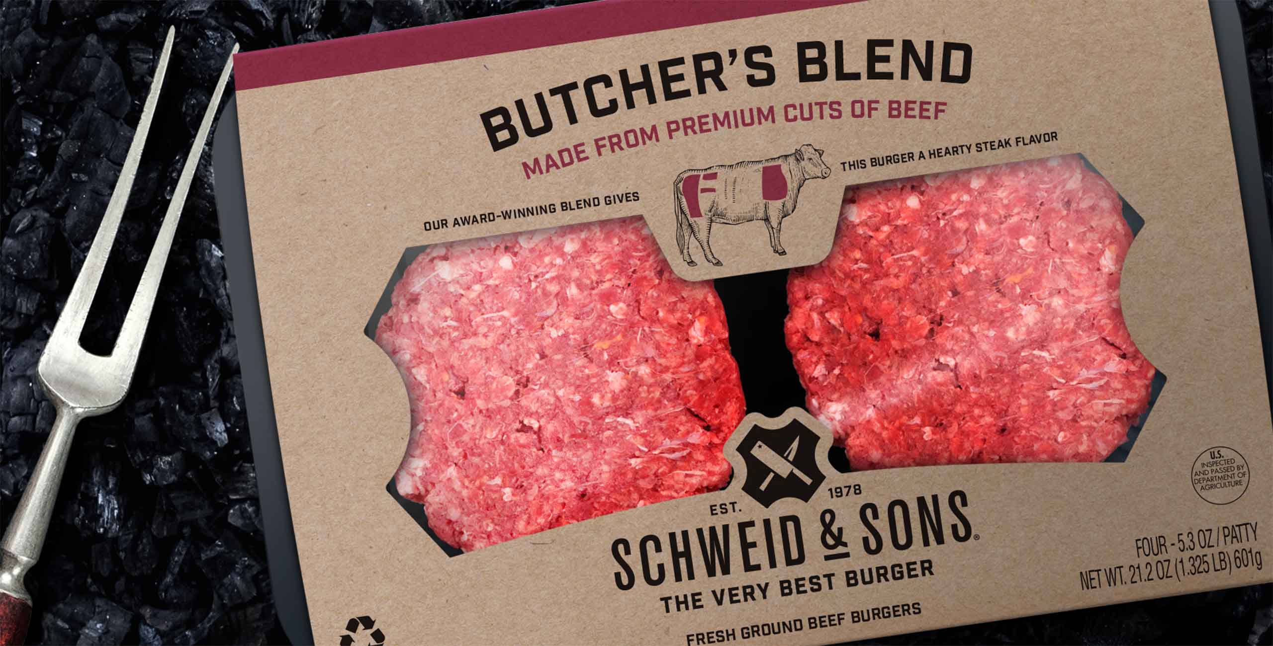 Schweid and Sons Butcher's Blend package